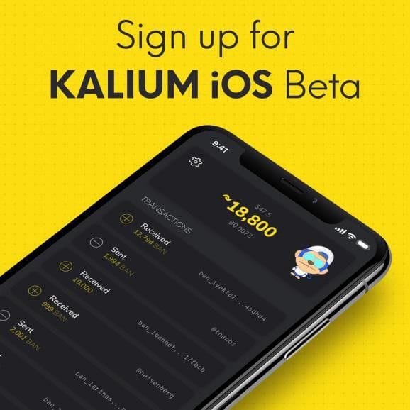 Kalium iOS test flight sign up is open