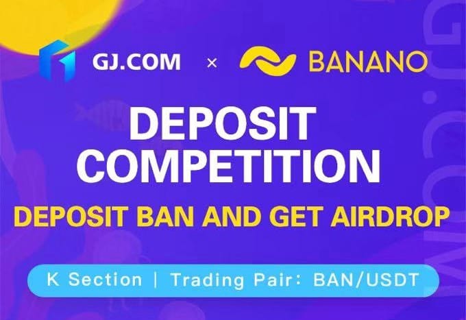BANANO is Getting Listed at GJ.com Exchange