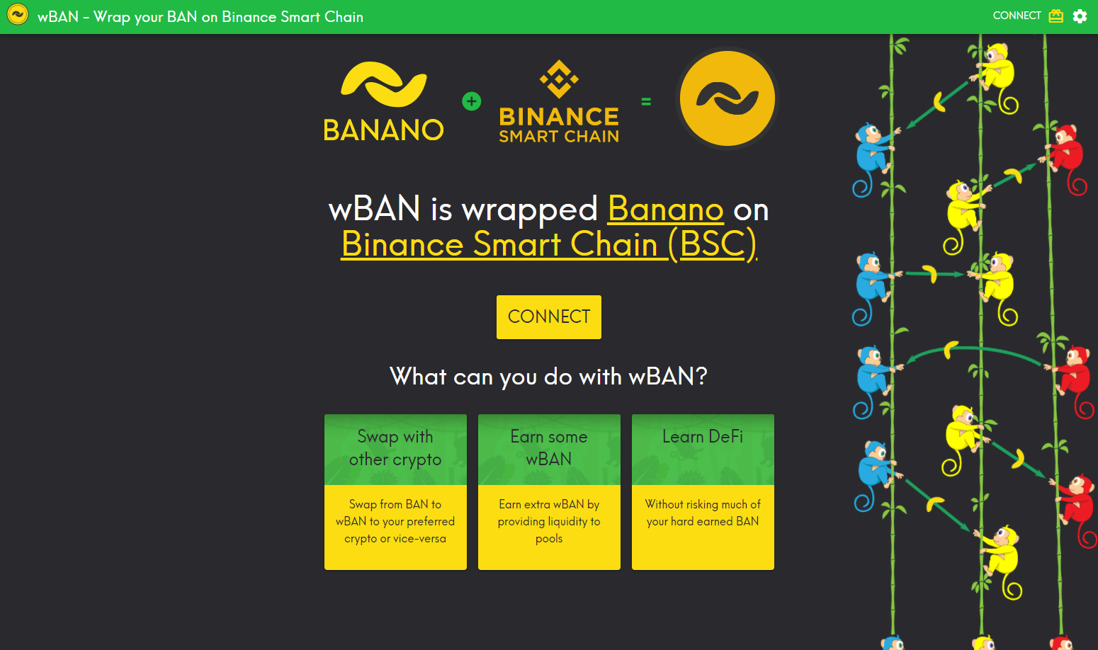 Wrapped BANANO (wBAN) on Binance Smart Chain Update