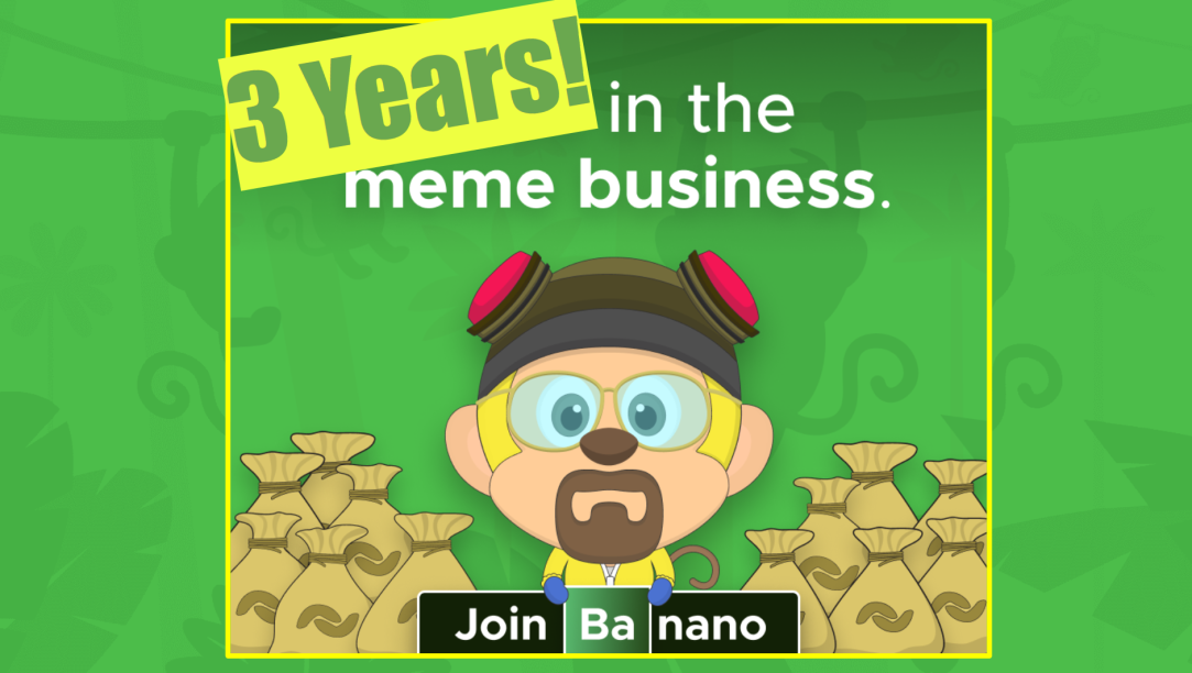 BANANO is Turning 3! Join the Birthday Party on April 1st!