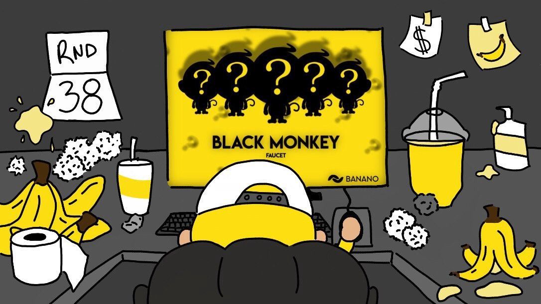 Earn Free Crypto by Playing the Faucet Game ‘Black Monkey’ — Round 38 Starting Shortly!