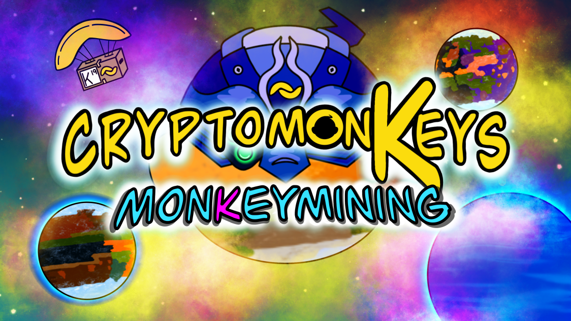Free BANANO NFTs: cryptomonKeys Update #6: Mine cryptomonKey NFTs in AlienWorlds!