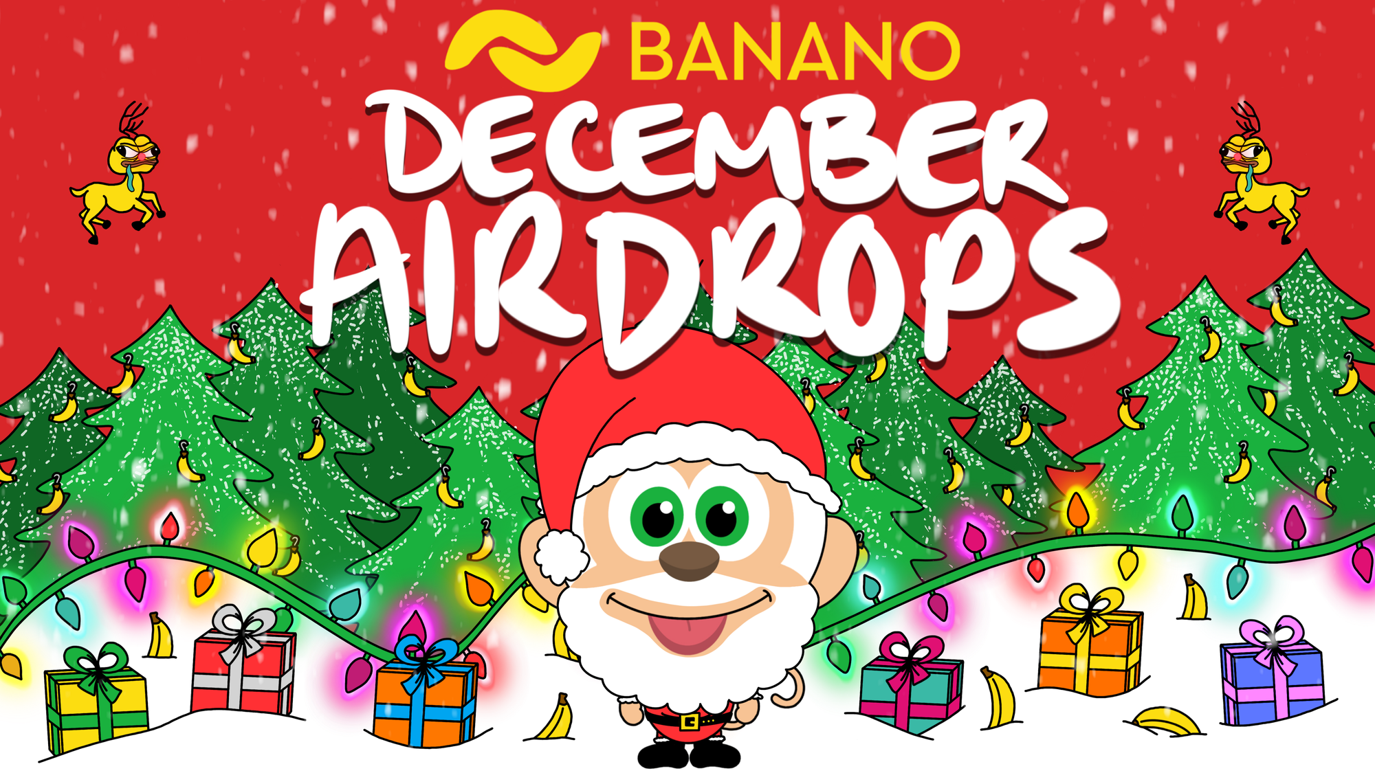 December Airdrops: BANANO Airdrop & free cryptomonKeys NFTs to all LBRY users!
