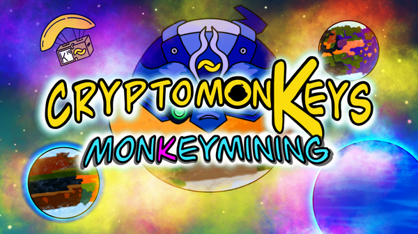 Free BANANO NFTs: cryptomonKeys Update #8: Alien Worlds monKeymining and Staking Update!