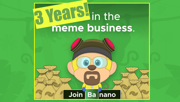 BANANO is Turning 3! Join the Birthday Party on April 1st!