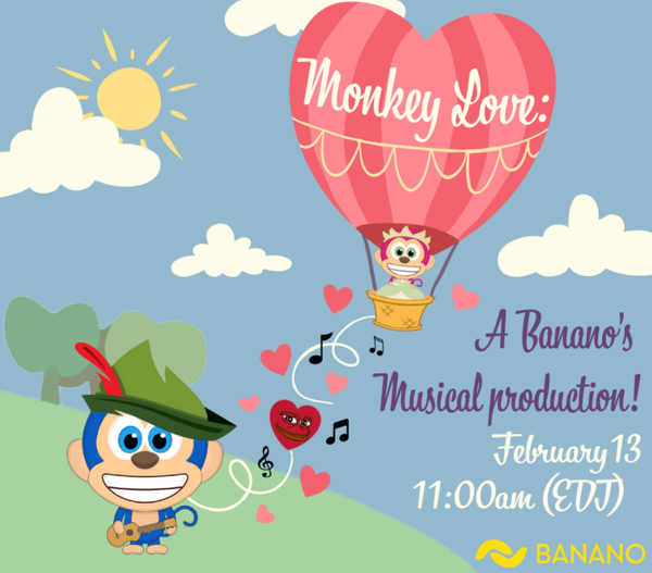 Monkey Love: A BANANO Musical Production (Karaoke + 50k BANANO prize pool)