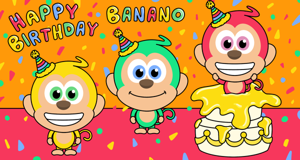 BANANO is Turning 4! Join the Birthday Party on April 1st!