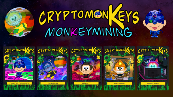 cryptomonKeys Update #18: monKeymining — Earn NFTs by Playing Alien Worlds (now on Binance!)